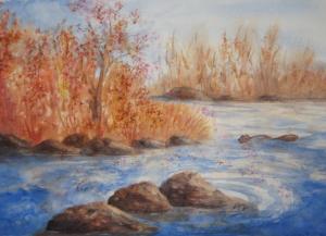 Watercolor Exhibit By Ellyn Levinson